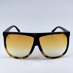 NEW Loewe LW40001F FILIPA 56E Dark Havana Blond Brown Shield Women Sunglasses